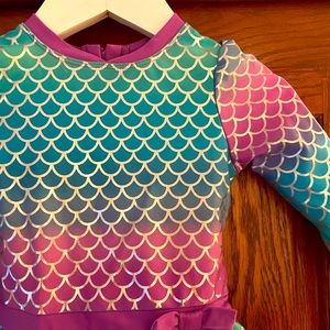 Cat & Jack mermaid bathing suit 18 mos